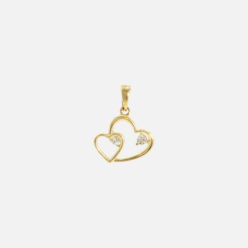Dije Corazones 14K 1.2g